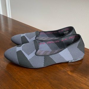 Skechers Cleo Sherlock Flat Grey Black 44731 Women’s Shoe Size 8.5